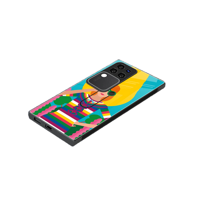 Cosmic Explorer stylish phone case forvivo v30 pro | glossy glass and slim fit