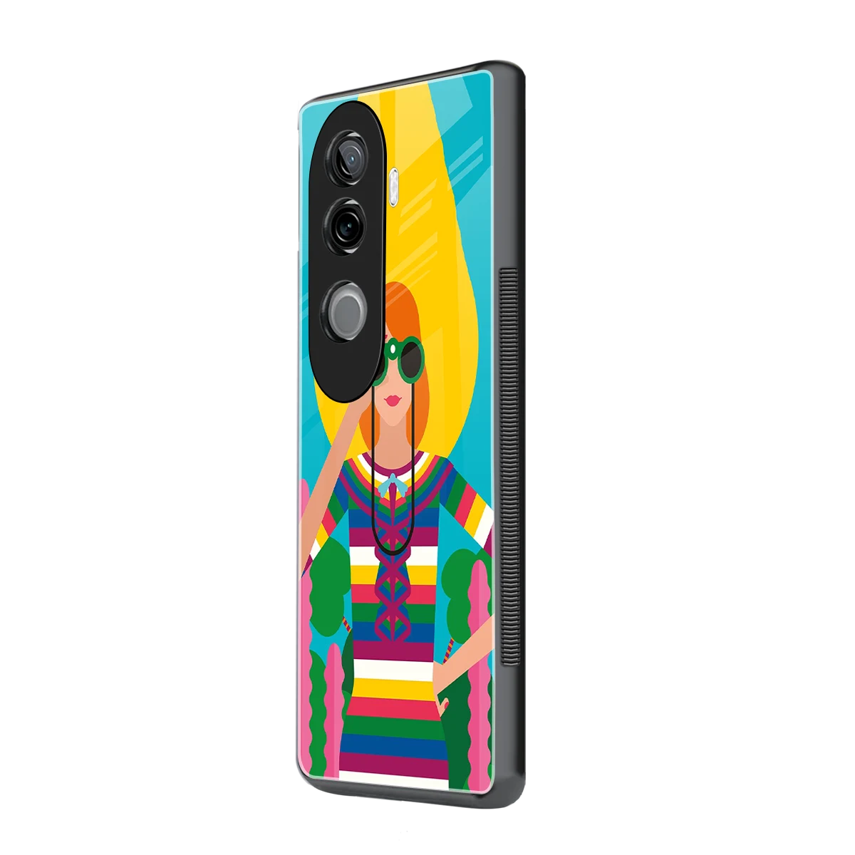 Cosmic Explorer vivo v40e mobile cover | shockproof glass phone case