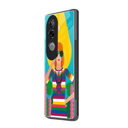 Cosmic Explorer vivo v40e mobile cover | shockproof glass phone case