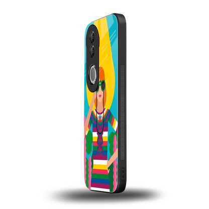 Cosmic Explorer vivo v50 mobile cover | shockproof glass phone case