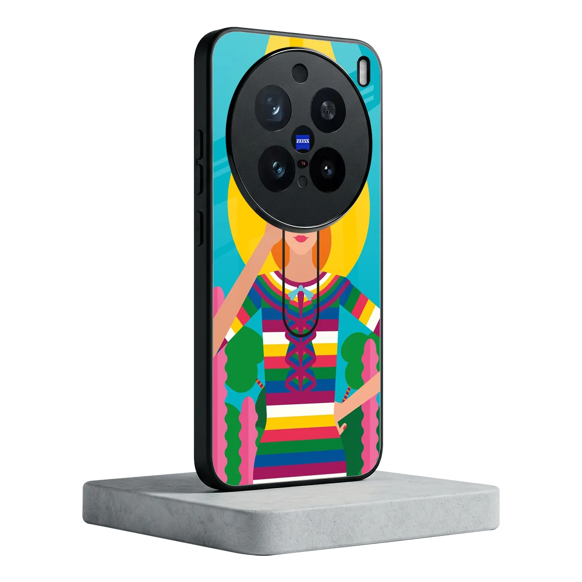 Cosmic Explorer vivo x200 pro mobile cover | shockproof glass phone case