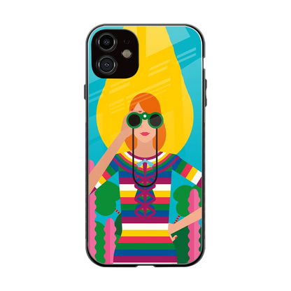 Cosmic Explorer back phone cover | glass case for iphone 12