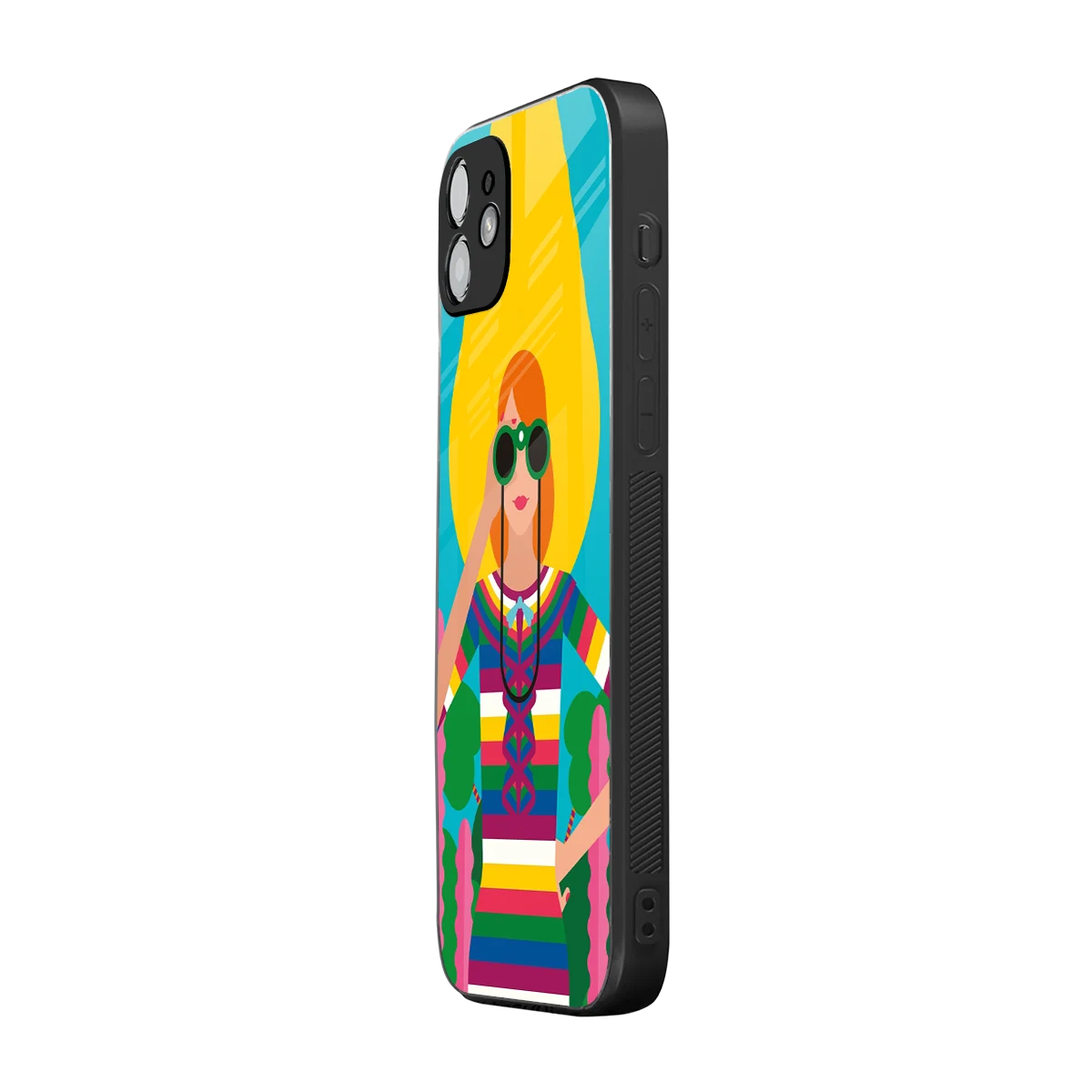 Cosmic Explorer iphone 12 mobile cover | shockproof glass phone case