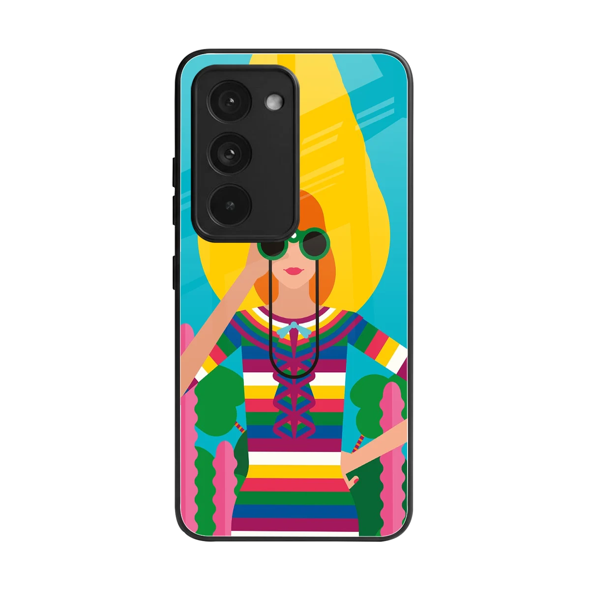 Cosmic Explorer back phone cover | glass case for redmi 15 5g
