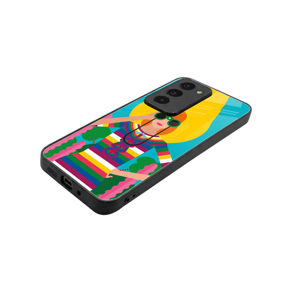 Cosmic Explorer stylish phone case for redmi 15 5g | glossy glass and slim fit