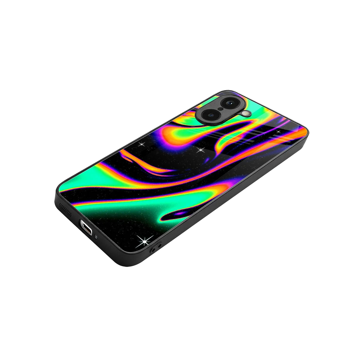 Cosmic Mirage stylish phone case for oneplus nord ce5 5g | glossy glass and slim fit