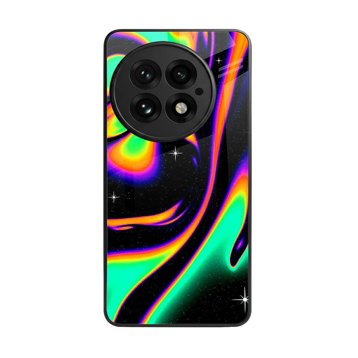 Cosmic Mirage back phone cover | glass case for oneplus 13