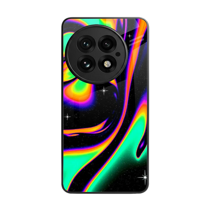 Cosmic Mirage back phone cover | glass case for oneplus 13