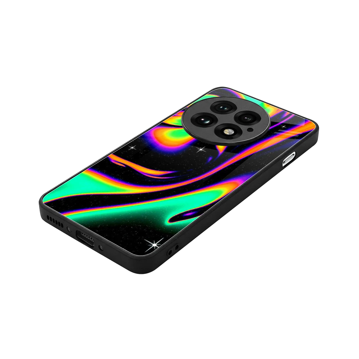 Cosmic Mirage stylish phone case for oneplus 13 | glossy glass and slim fit