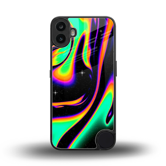 Cosmic Mirage back phone cover | glass case for cmf nothing phone 1
