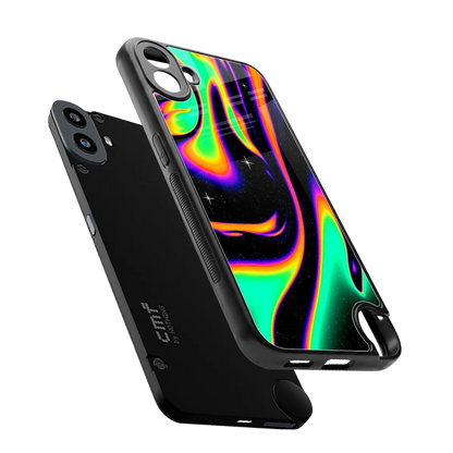 Cosmic Mirage sleek cmf nothing phone 1 cover with tempered glass back and TPU edges