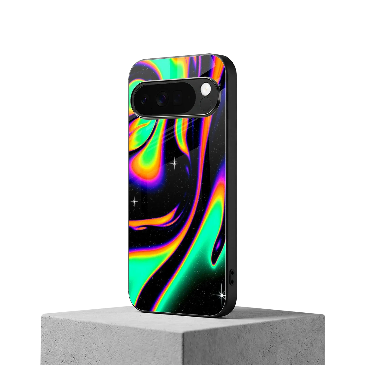 Cosmic Mirage google pixel 10 pro xl mobile cover | shockproof glass phone case