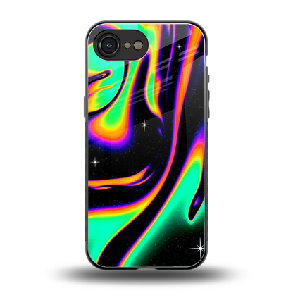 Cosmic Mirage back phone cover | glass case for iphone 16e