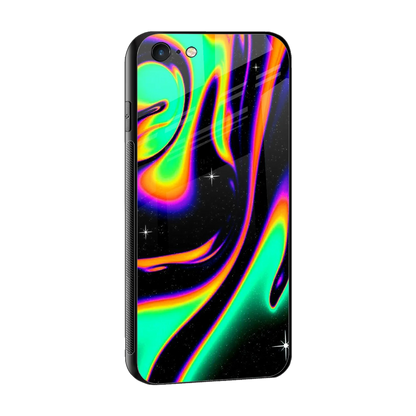 Cosmic Mirage sleek iphone 6s cover with tempered glass back and TPU edges