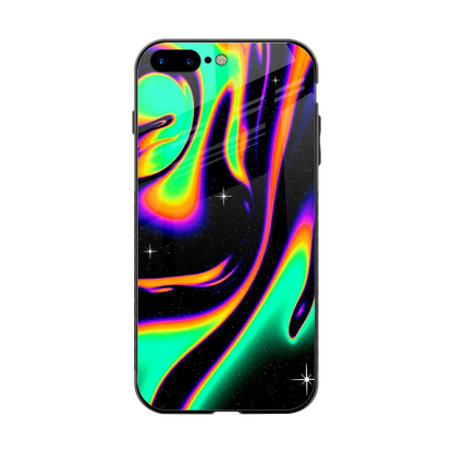 Cosmic Mirage back phone cover | glass case for iphone 8 plus