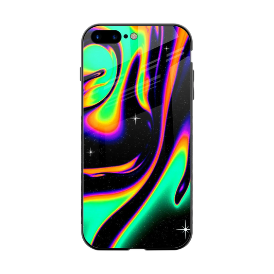 Cosmic Mirage back phone cover | glass case for iphone 8 plus