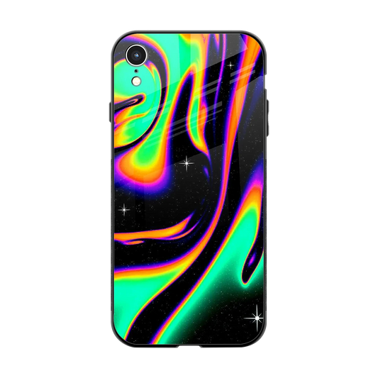 Cosmic Mirage back phone cover | glass case for iphone xr
