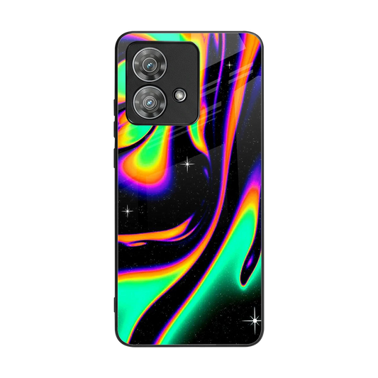 Cosmic Mirage back phone cover | glass case for motorola edge 40 neo 5g