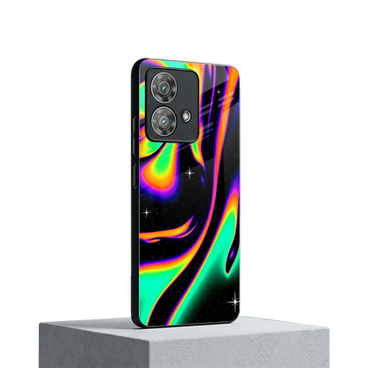 Cosmic Mirage motorola edge 40 neo 5g mobile cover | shockproof glass phone case