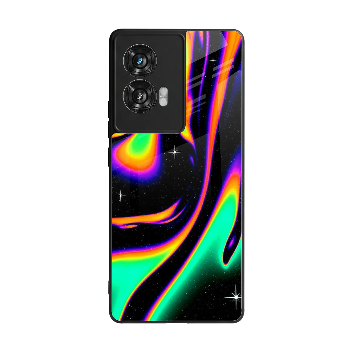 Cosmic Mirage back phone cover | glass case for motorola edge 50 fusion