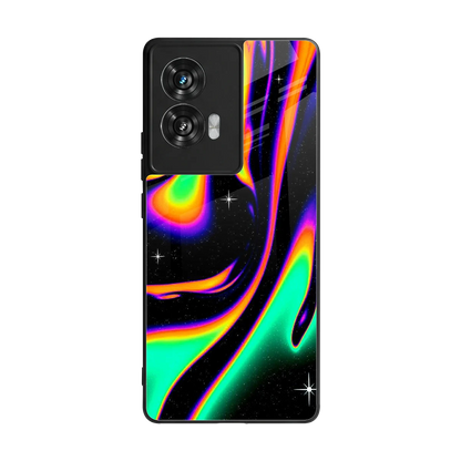 Cosmic Mirage back phone cover | glass case for motorola edge 50 fusion