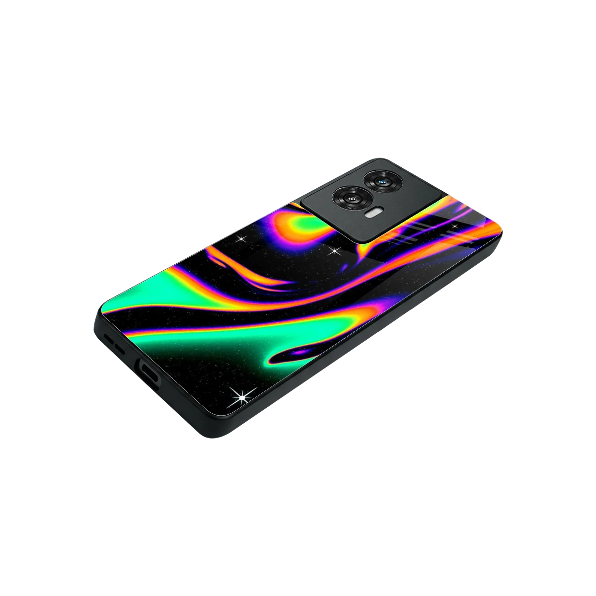Cosmic Mirage stylish phone case for motorola edge 50 fusion | glossy glass and slim fit