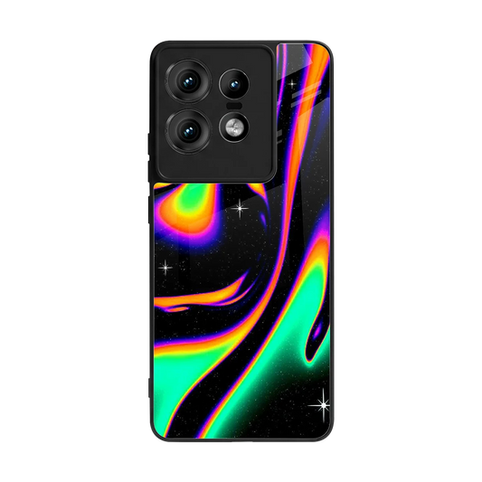Cosmic Mirage back phone cover | glass case for motorola edge 50 pro