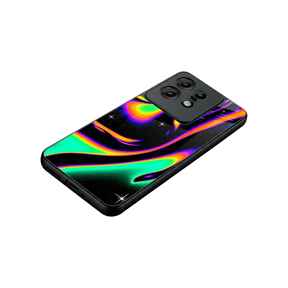 Cosmic Mirage stylish phone case for motorola edge 50 pro | glossy glass and slim fit