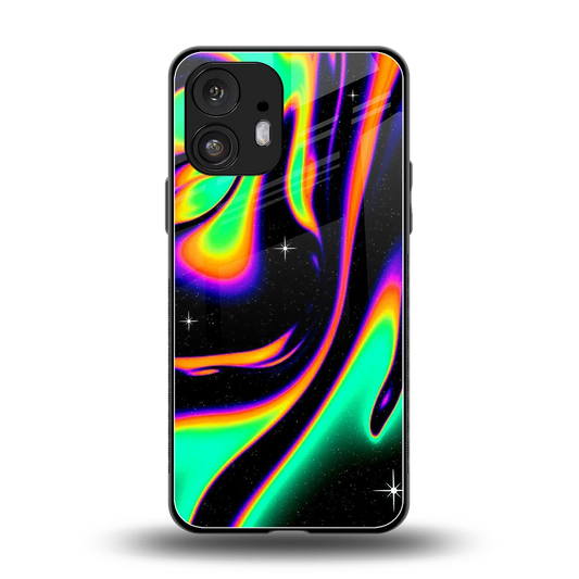 Cosmic Mirage back phone cover | glass case for nothing phone 2