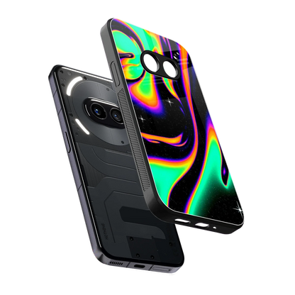 Cosmic Mirage sleek nothing phone 2a cover with tempered glass back and TPU edges