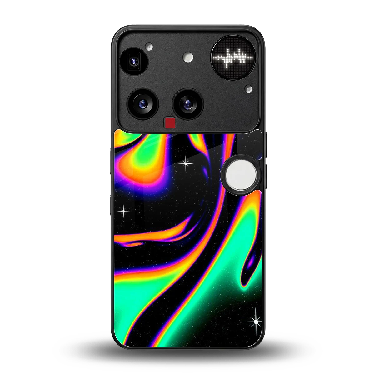 Cosmic Mirage back phone cover | glass case for nothing phone 3