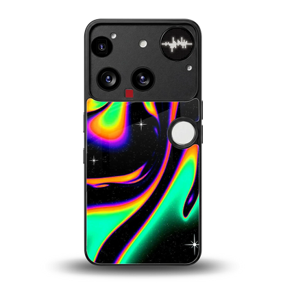 Cosmic Mirage back phone cover | glass case for nothing phone 3