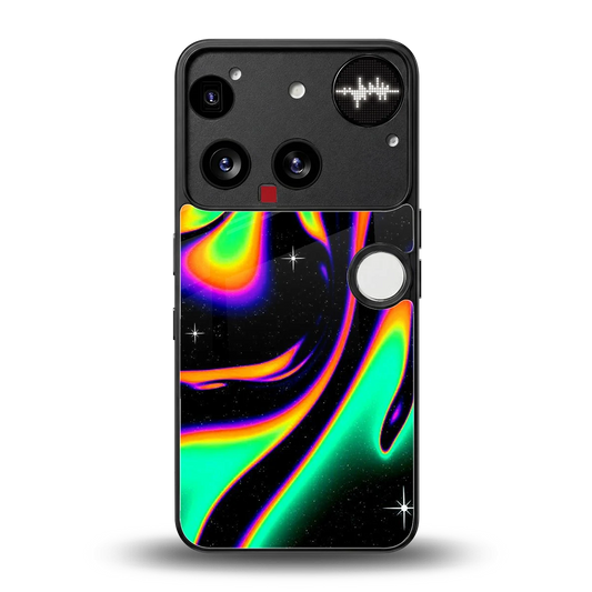 Cosmic Mirage back phone cover | glass case for nothing phone 3