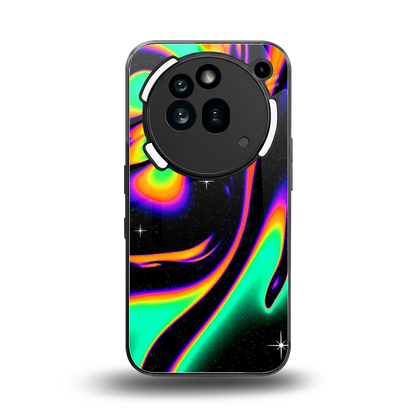 Cosmic Mirage back phone cover | glass case for nothing phone 3a pro