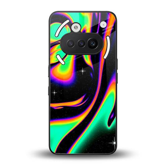 Cosmic Mirage back phone cover | glass case for nothing phone 3a
