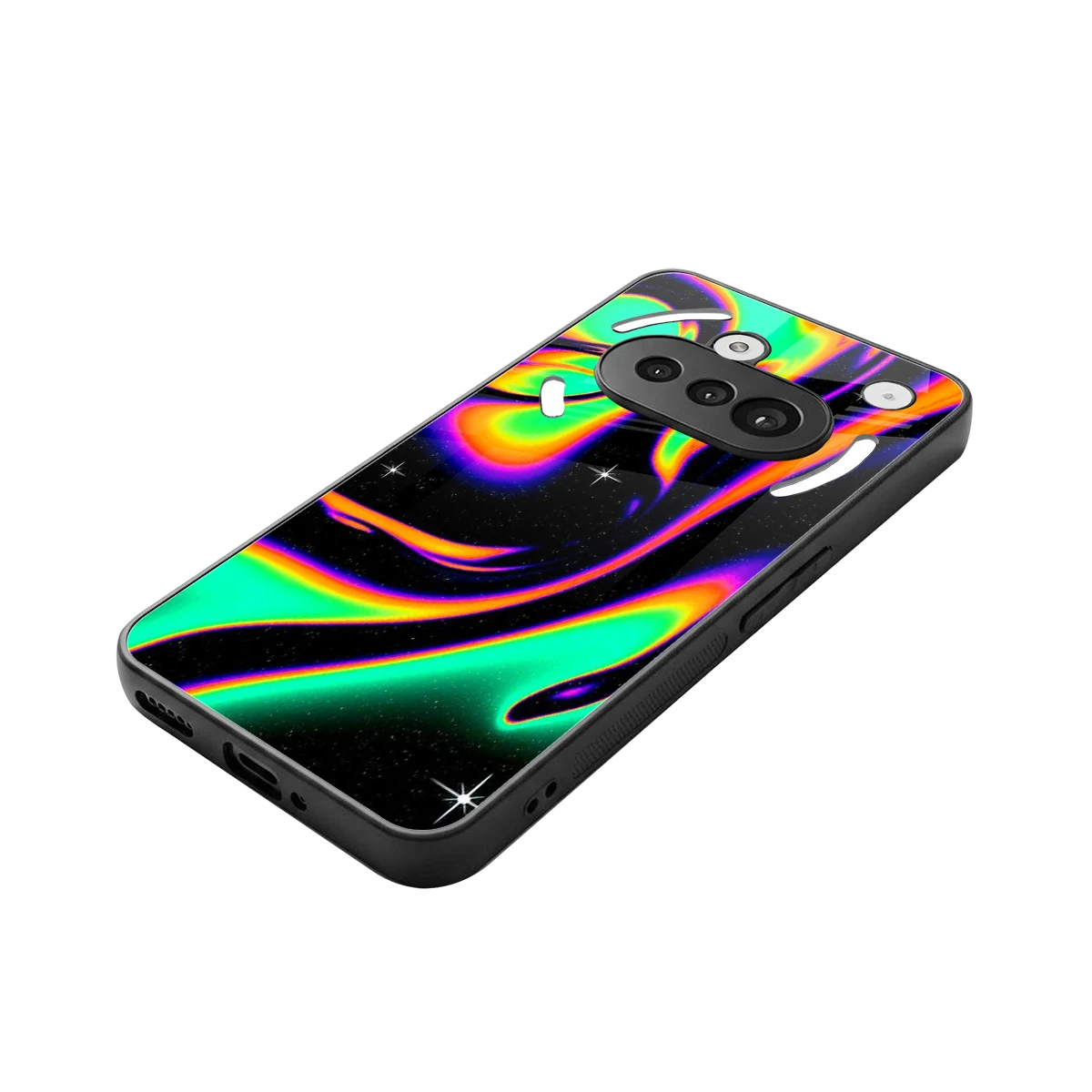 Cosmic Mirage stylish phone case for nothing phone 3a | glossy glass and slim fit
