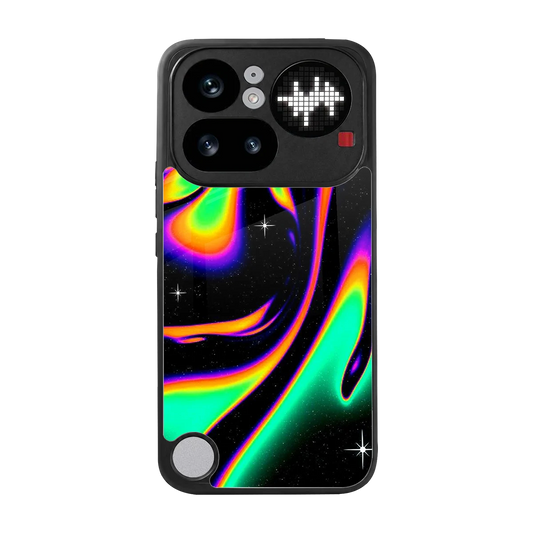 Cosmic Mirage back phone cover | glass case for nothing phone 4a pro