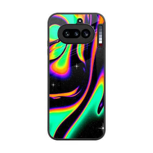 Cosmic Mirage back phone cover | glass case for nothing phone 4a