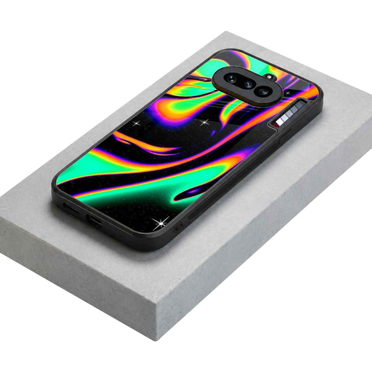 Cosmic Mirage stylish phone case for nothing phone 4a | glossy glass and slim fit