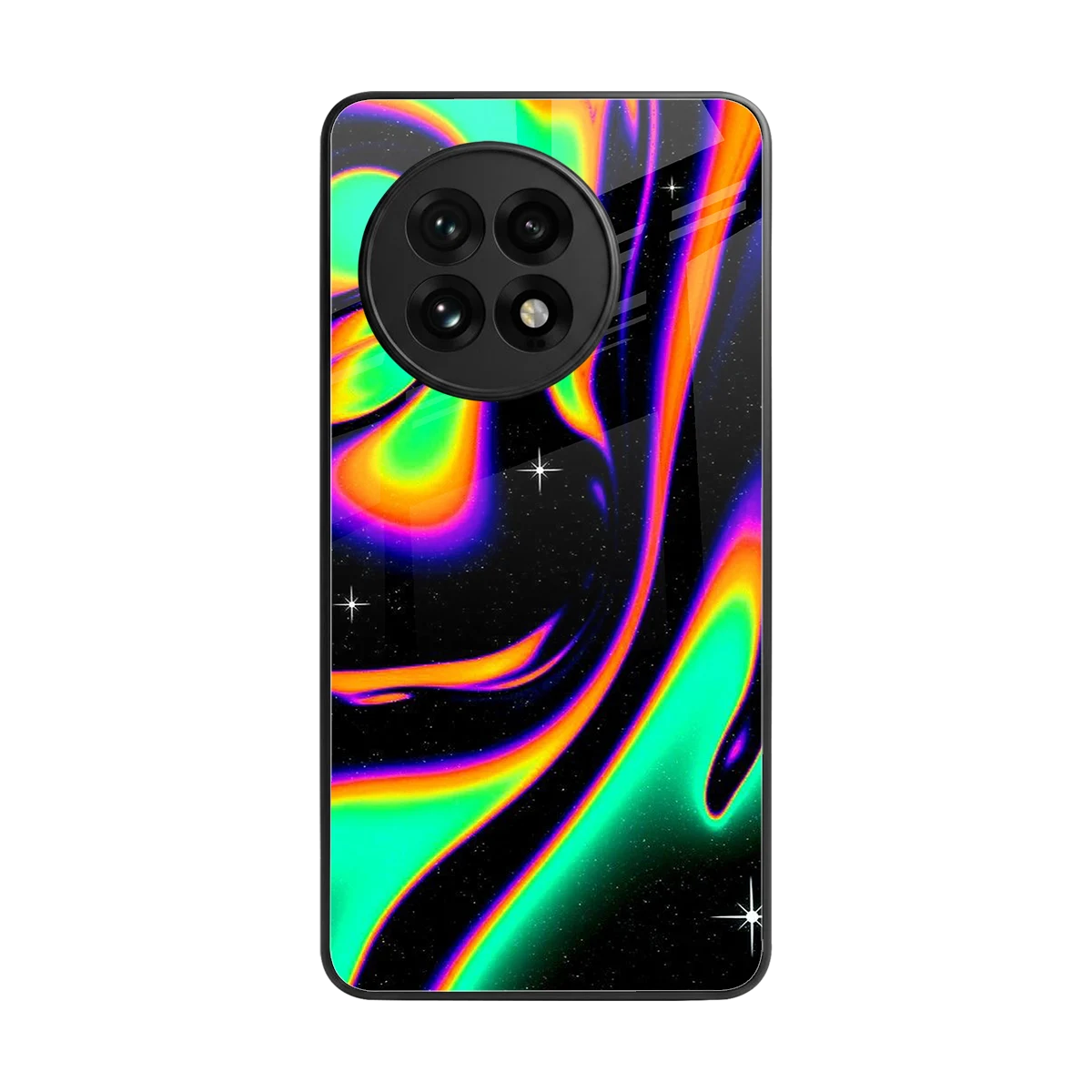 Cosmic Mirage back phone cover | glass case for oneplus 13r