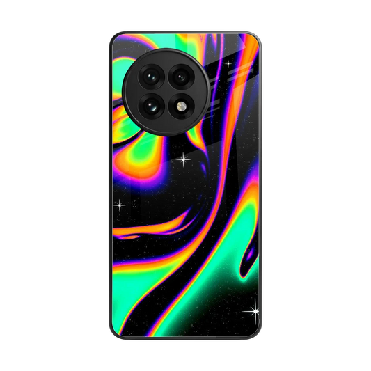 Cosmic Mirage back phone cover | glass case for oneplus 13r