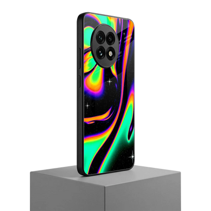 Cosmic Mirage oneplus 13r mobile cover | shockproof glass phone case