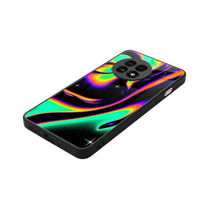 Cosmic Mirage stylish phone case for oneplus 13r | glossy glass and slim fit