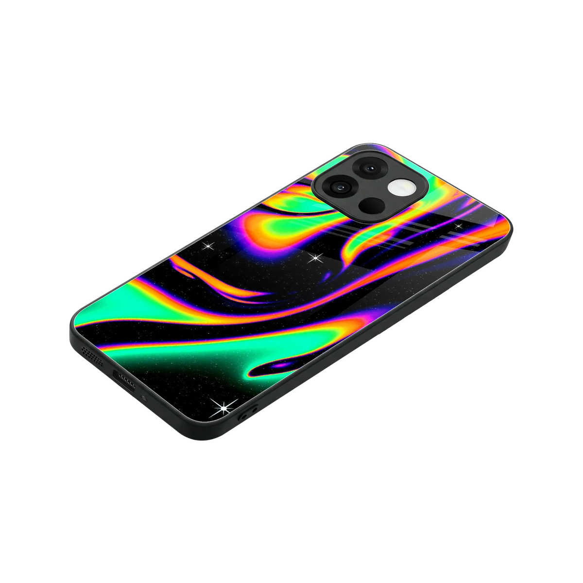 Cosmic Mirage stylish phone case for oneplus 13s | glossy glass and slim fit