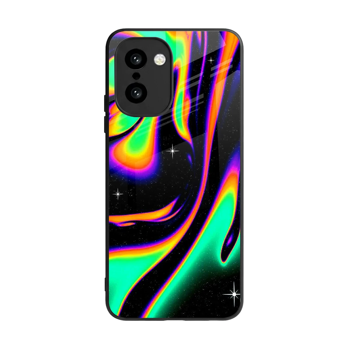 Cosmic Mirage back phone cover | glass case for oneplus 15r