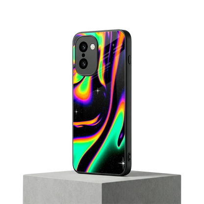 Cosmic Mirage oneplus 15r mobile cover | shockproof glass phone case