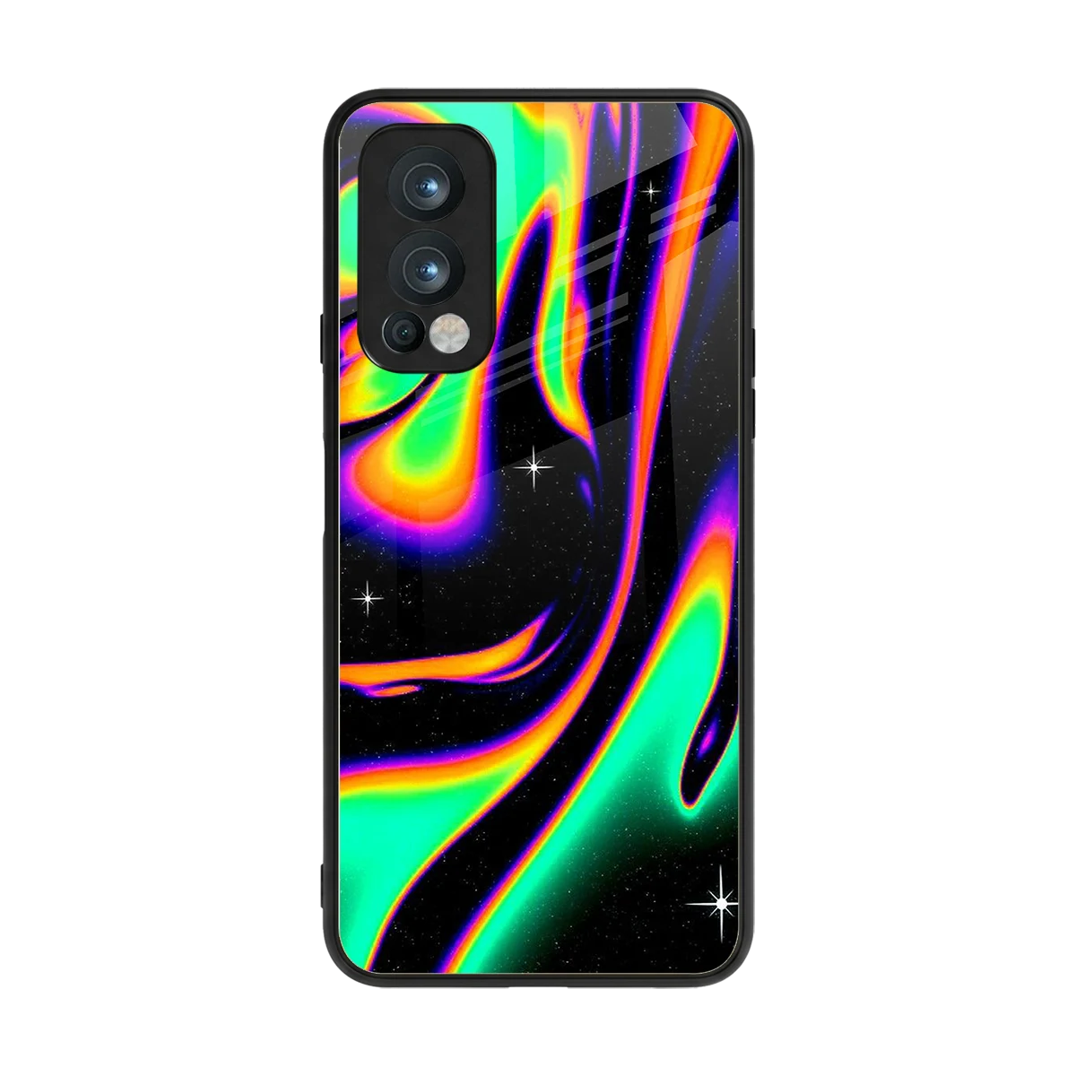 Cosmic Mirage back phone cover | glass case for oneplus nord 2