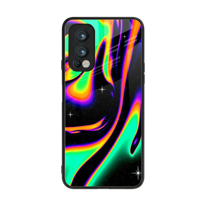 Cosmic Mirage back phone cover | glass case for oneplus nord 2