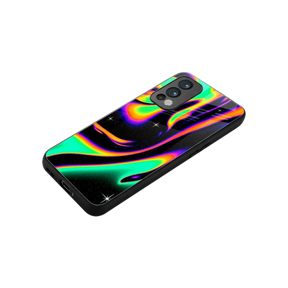 Cosmic Mirage stylish phone case for oneplus nord 2 | glossy glass and slim fit