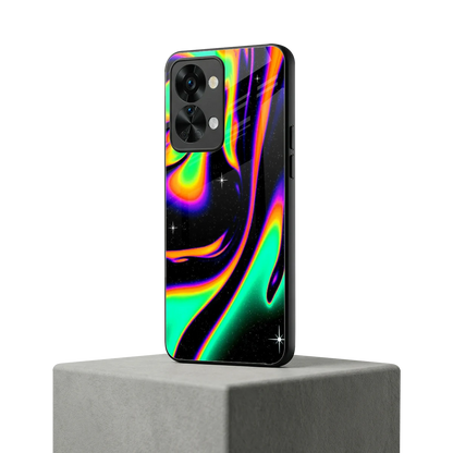 Cosmic Mirage oneplus nord 2t mobile cover | shockproof glass phone case
